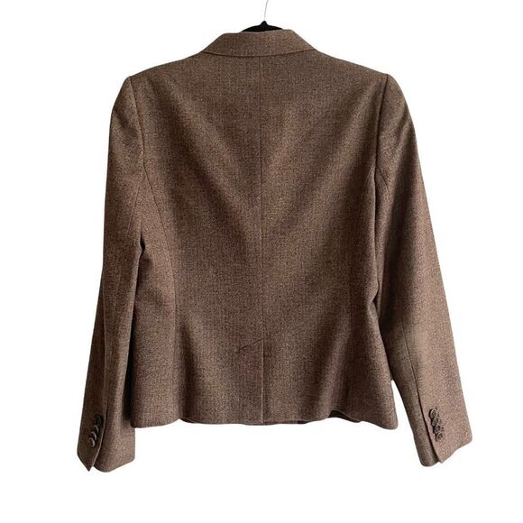 BROOKS BROTHERS Loro Piana Wool Double Breasted Blazer Brown 10 - Picture 5 of 10